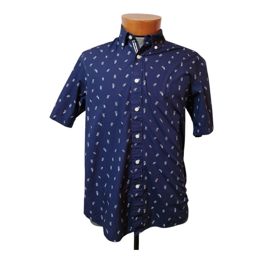 Club Room Nautical/Knot Print Button Down